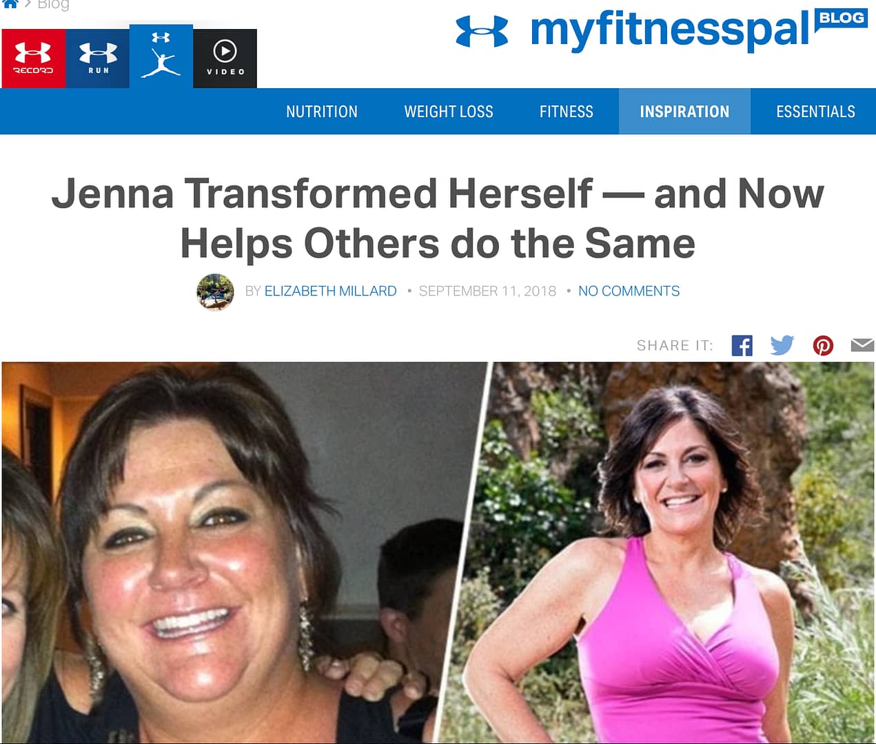 Jenna Transformed Herself — and Now Helps Others do the Same